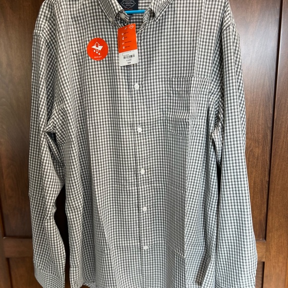 NWT- ST. Johns Bay grey and white checkered shirt.XL - Picture 3 of 7